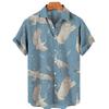 Men Retro Shirt Leisure Printed Cotton Floral Casual Dress Oversized Hawaiian Imported Clothing Arrivals Hipster