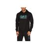 Emporio Armani Ss22 Ea7 Series Letter Logo Printed Hooded Long Sleeve Sweatshirt Men Sweatshirt Black 6LPM62-PJ05Z-1200