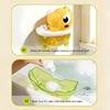 Baby Bath Toys Dinosaur Bubble Machine with Music Powerful Suction Cup Stable Non-Falling Automatic Foaming Bubble Maker for Bathtub Kids Bath Fun Toy
