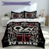 3pcs Custom Name Rock Ozzy Osbourne Bedding Set,Includes 1 Duvet Cover and 2 Pillowcases,All-season Bedroom Decor