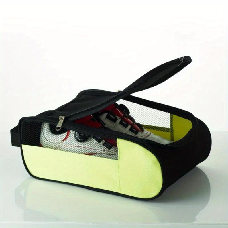 1Pcs Golf Shoes Bag Portable Zipped Sports Bag Shoe Case Breathable Golf Shoe Bag - Zippered Shoe Carrier Bags Case Pocket Pouch