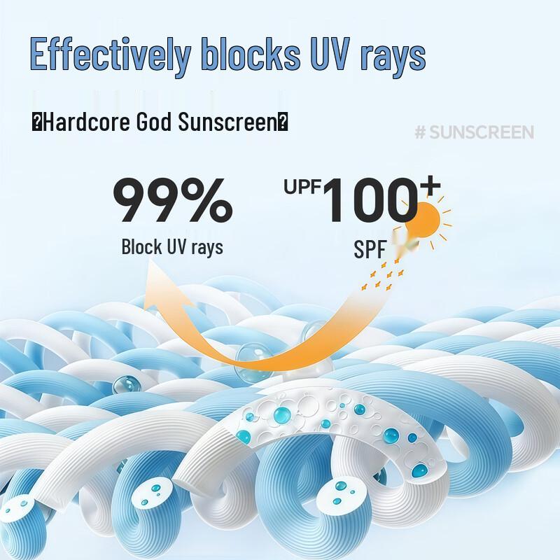 Guirenniao Men's Ice Silk Sun Protection UPF100+ Outdoor Shorts