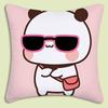 Cartoon Bubu Dudu Pillow Covers Cartoon Sofa Decorative Home Double-sided Printing Short Plush Cute Cushion Cover