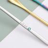 Stainless Steel Long Handle Coffee Stirring Spoon with Waterdrop Shape Ideal for Honey and Cocktail Mixing Bar Tool