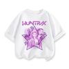 Kpop Demon Hunters Children's Clothing Short Sleeve T-shirt Cute Kpop Demon Hunters Tiger Harajuku Tshirt for Boys Girls
