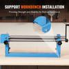 Slip Roll Machine, 610 mm Forming Width, Sheet Metal Slip Roller Rolling Bending Machine, with 2 Detachable Rollers for Low Carbon Steel Copper Sheet