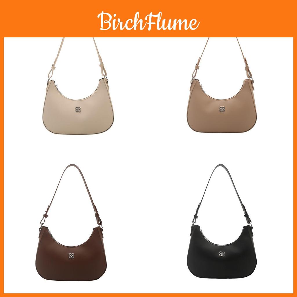 Minimalist Shoulder Bag Pu Material With Zipper Closure For Daily Use