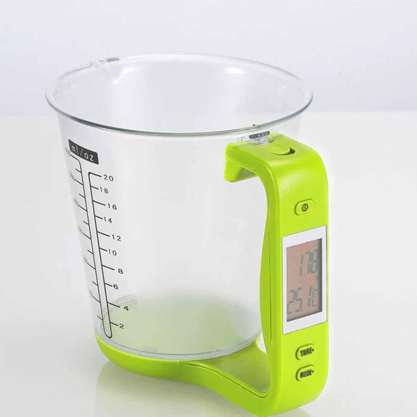 

Multifunctional Digital Measuring Cup Scale, Food & Liquid Capacity Measurement, Kitchen Baking & Cooking Tool One Size