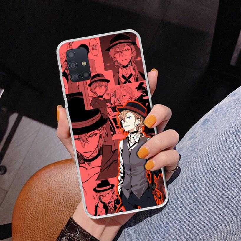 Bungo Stray Dogs Manga Phone Case For Samsung Galaxy A52 A32 A22 A12 A51 A31 A50S A30S A20S A10S Note 20 Ultra 10 Plus S10 A72 A