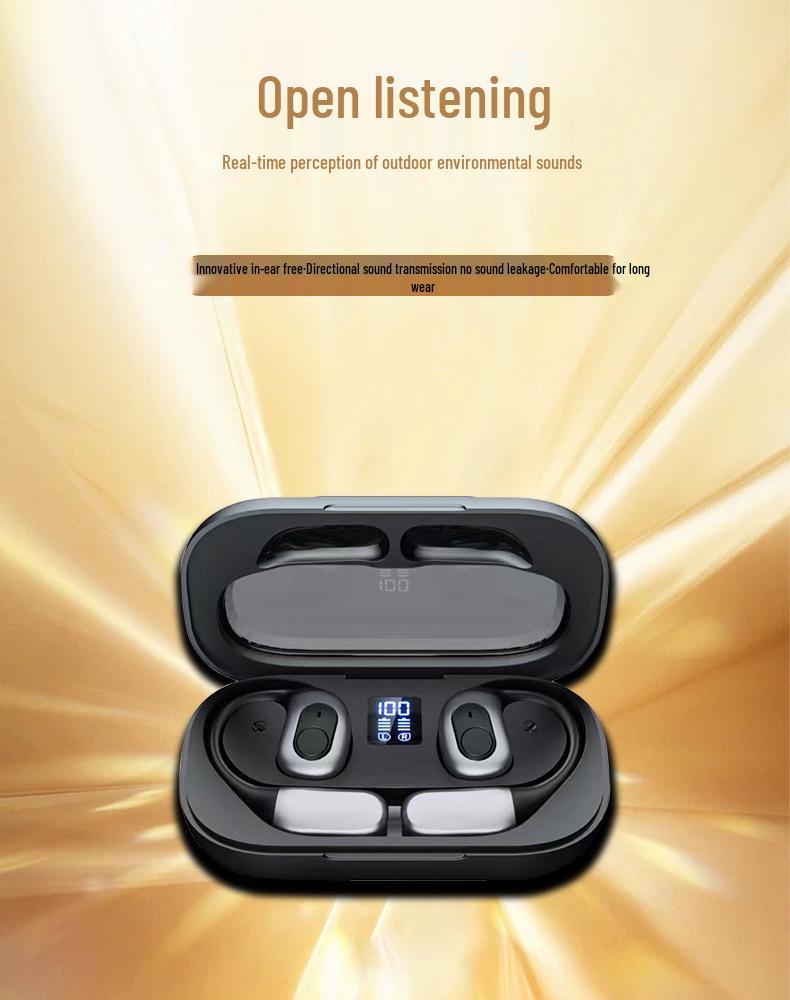 OWS Bluetooth In-Ear Headphones: AI Translation, Hanging Ear Design, Comfortable for Long Wear