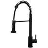 Nickel/Black 304 Stainless Steel Pull-out Kitchen Sink Faucet Deck Mounted 360° Rotation Stream Sprayer Nozzle Kitchen Sink Tap