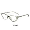 European and American small frame cat eye polarized sunglasses men's pin glasses legs UV protection sunglasses personalized versatile glasses