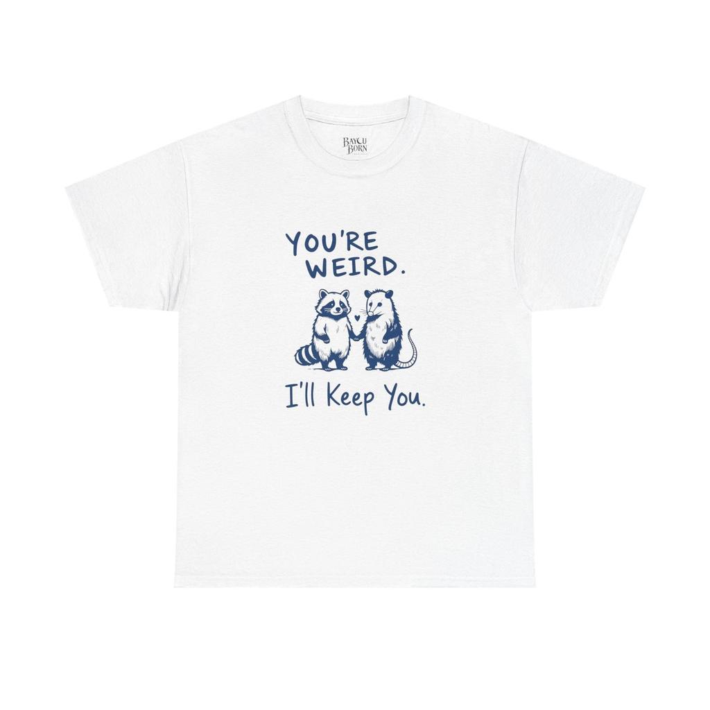 Youre Weird Ill Keep You Tee | Cute Rats Illustration, Matching Couple Shirt