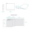 Hygienic Pad On A Roll 70cm X 50cm White Foiled 54g Medixpro 80 Pcs