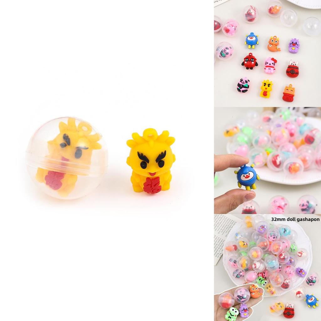 Kids Animal Minifigures With 32mm Transparent Toys For Collectors And Kids Play
