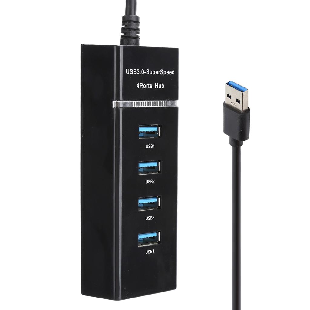 1 To 4 USB 3.0 HUB Male To Female USB Extender Adapter Cable Splitter for PC Laptop