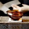 200ml Sada na čaj Kung Fu Vysoké borosilikátové sklo Spravedlivý šálek Žáruvzdorná Konvice na čaj Cha Hai Skleněná konvice na čaj Retro Šálek spravedlnosti Nádobí na čaj