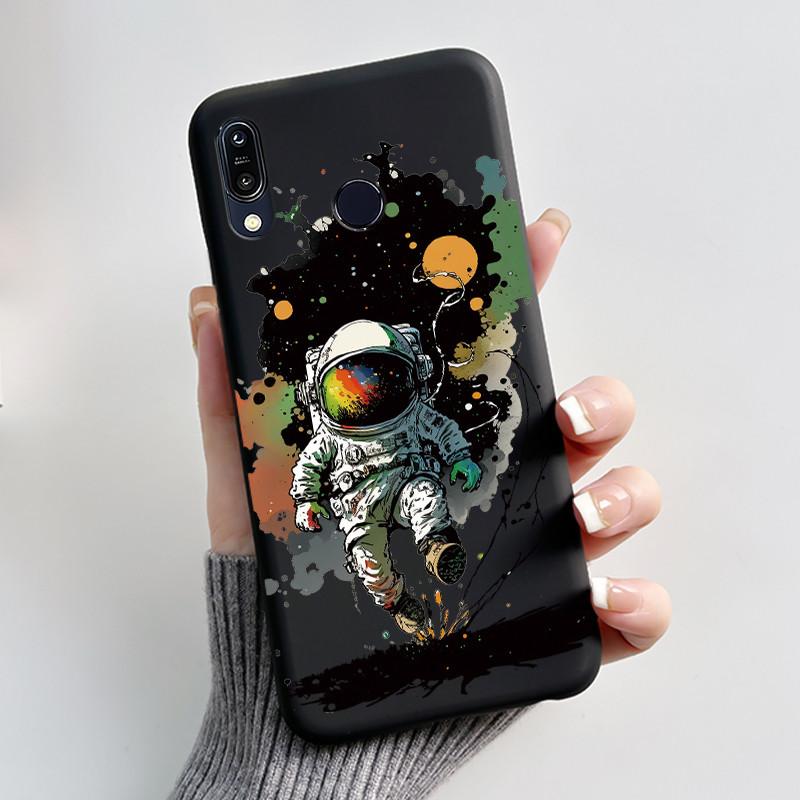 Für Asus Zenfone Max ZB555KL Max Pro ZB601KL ZB602K Hülle Niedliche Cartoon-Druck Schutzhülle Weiches Silikon Schwarzes Handygehäuse