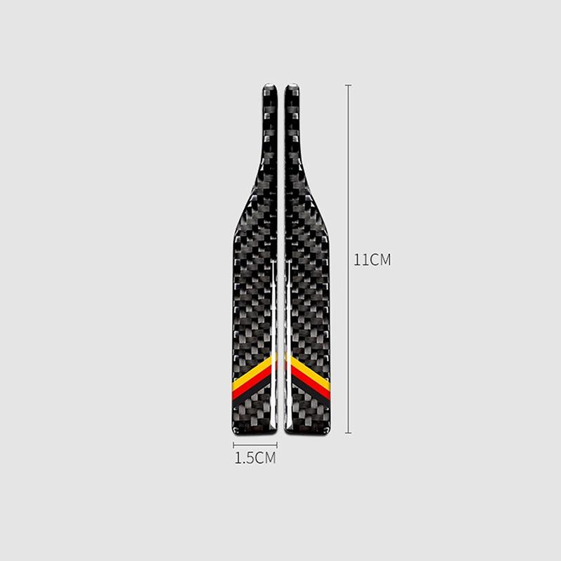 2-Pack Car Rearview Mirror Anti-Collision Strips, Reversing Mirror Anti-Scratch Strips, Universal Car Stickers