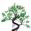 Faux Bonsai Realistic Eye-catching Bright-colored Beautiful Potted Artificial Flower Household Supplies