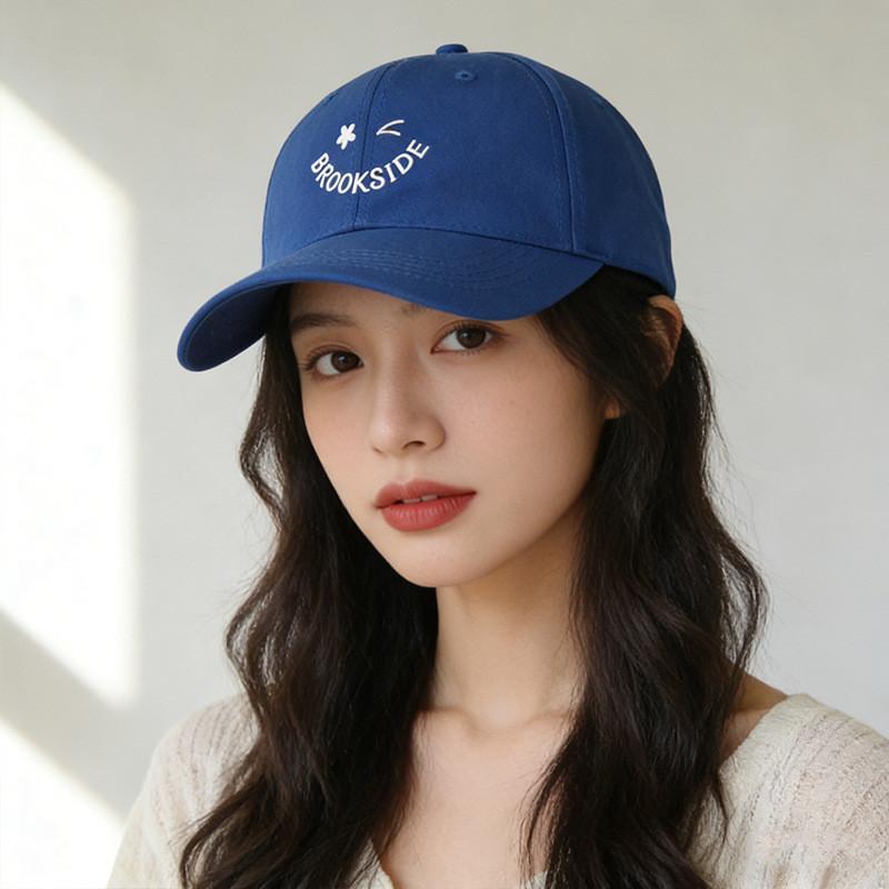 Cotton Baseball Cap With Embroidered Letters For Casual Sun Protection Men Women