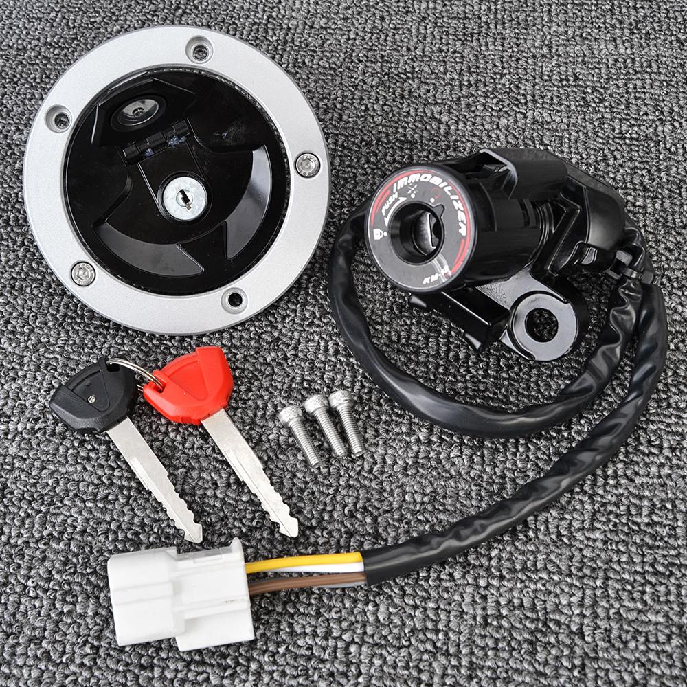 Fuel Cap Ignition Switch Seat Lock For Kawasaki ZX1400 ER650 ER6N EX650 ER6F EX400 Ninja ZX14R 650 400R 27005-0552 51049-0714