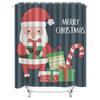 TU Christmas Shower Curtain Holiday Festive Xmas Bathroom Decor Set Waterproof Holiday Home Decor Gift Present Pattern for Women