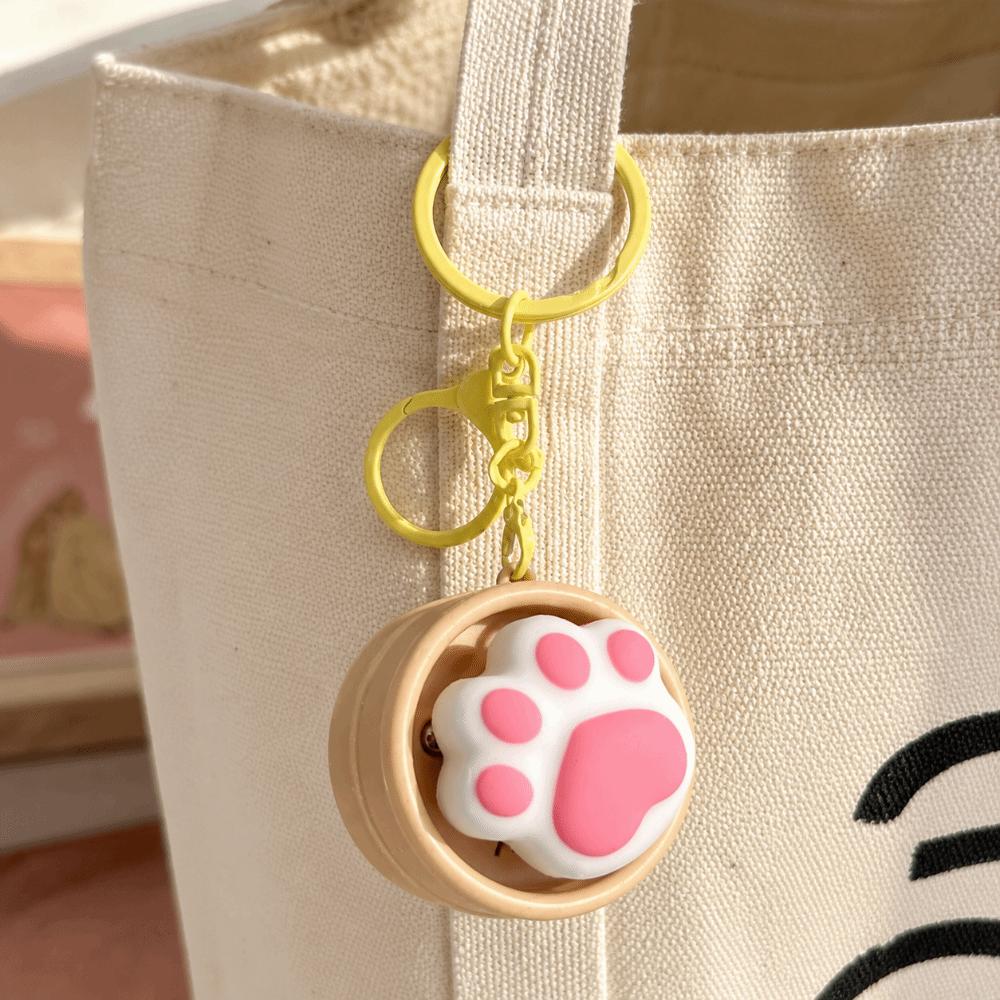 Light-up Press Keyboard Keychain Mini Sensory Clicker Toys Cute Button Clicker Keyring Kids Toy