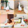 Cute Duck Statue Key Hanger Kawaii Magnetic Silly Goose Figurine Cute Goose Resin Statue Housewarming Gifts for Women Men