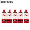 Holiday Knitted Wine Bottle Covers Christmas Sleeves Decorations for Wine Champagne Festive Gift Wrap Bottle Covers
