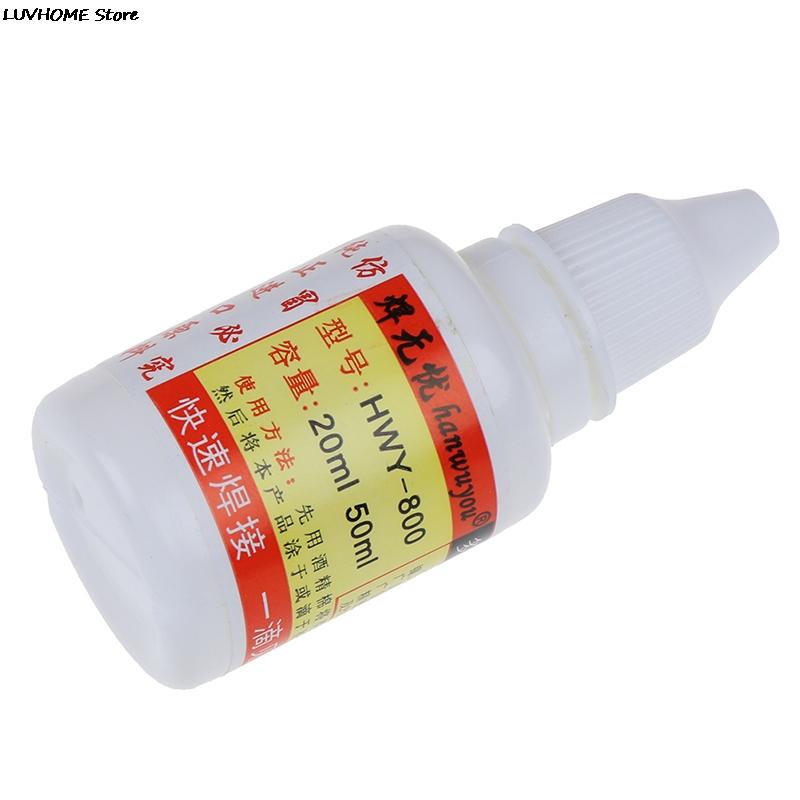 20ml Stainless Steel Liquid Flux Paste-like Flux Liquid Solder Water Durable Liquid Solder Welding PCB Tool Best Price