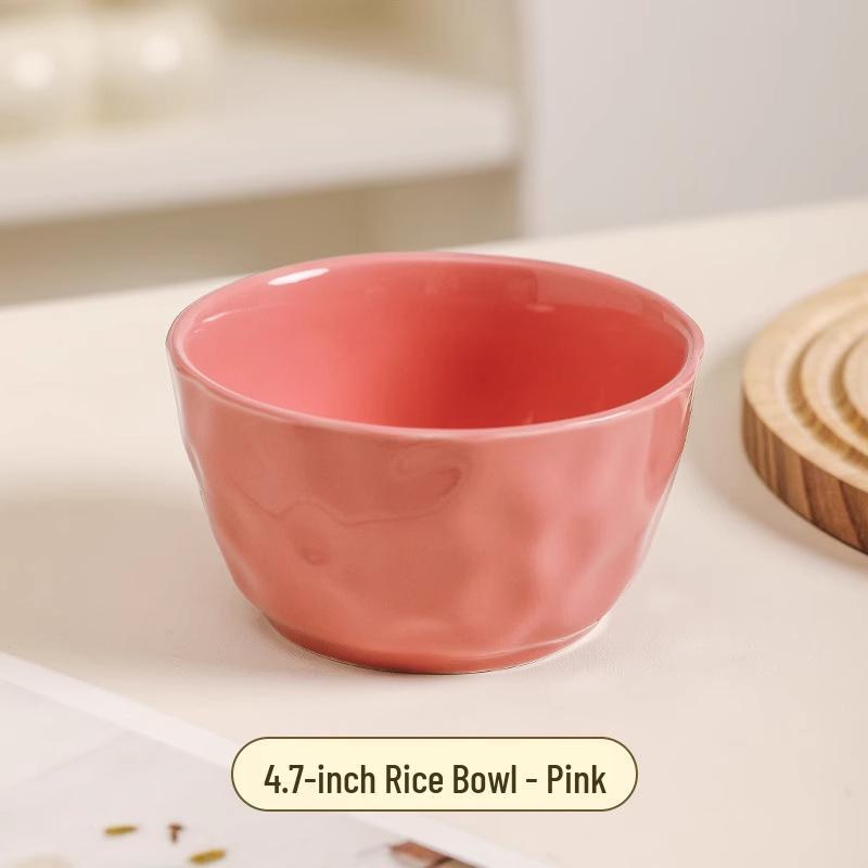 2023 Stylish 5-Inch Ceramic Rice Bowl, Perfect for Home and Personal Use