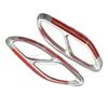 For Mercedes Benz A B C E GLC GLE Class W176 W246 W205 W213 AMG Car Styling Stainless Steel Exhaust Pipe Cover Trim