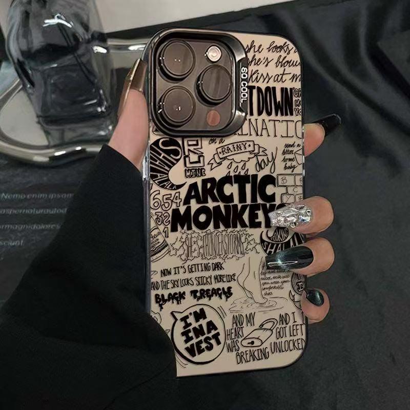 

Cross Raindrops English Cartoon Dirt-Resistant Phone Case for Apple 15 Pro Max/14/13 Pro/12/11/XS/7P Apple X