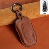 For Geely Emgrand Monjaro Xingyue L Boyue Binyue Binrui Vision X6X Leather Car Key Case Fob Cover Auto Key Protector Accessories