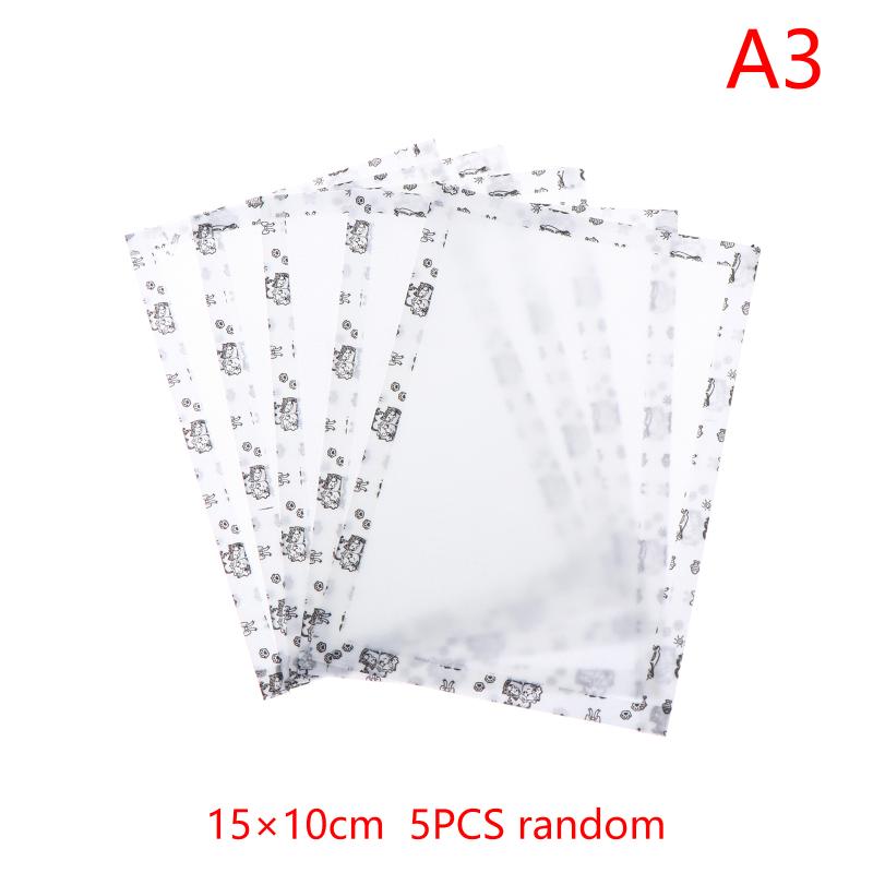 

5Pcs Handmade Perler Beads Baking Cloth Edge-Stitched Transparent Iron-On Mat Heat-Resistant Paper Diy Accessories Perler Beads 15×10cm