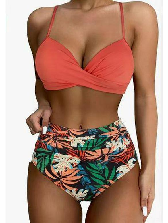 High-Waisted Two-Piece Bikini - Sexy, Belly-Concealing Swimsuit for Women (2026)