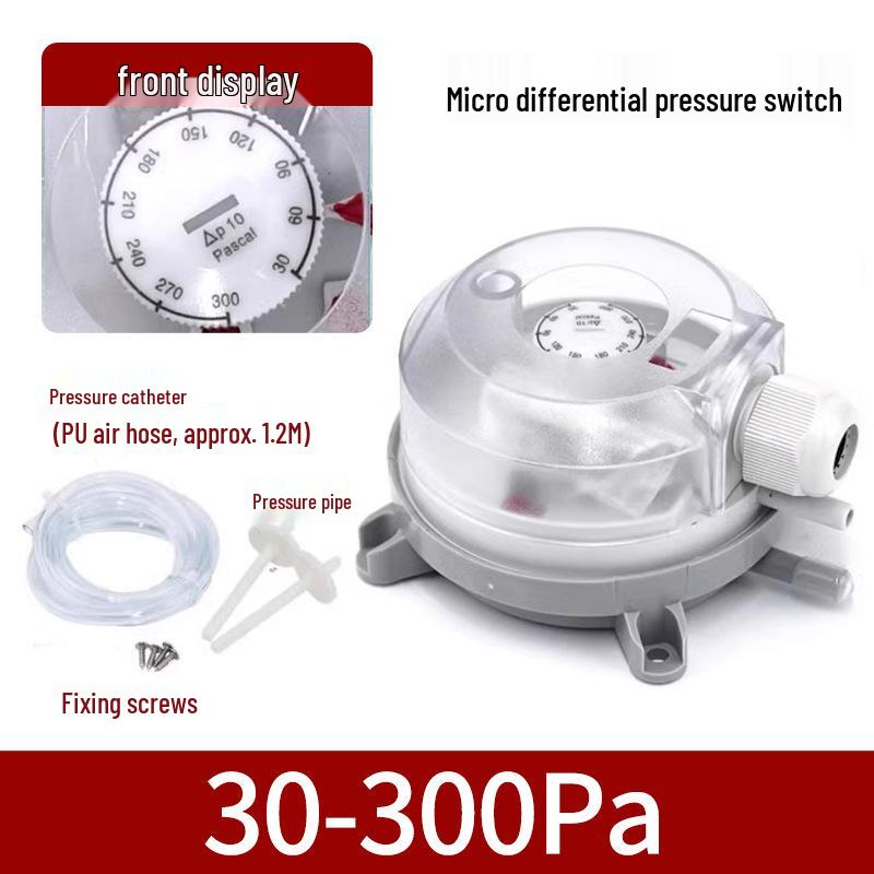 Micro Differential Pressure Sensor for Air Ventilation and Gas Flow Monitoring