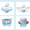 New Bathtub Drain Hair Catcher Collapsible Drain Protector for Pop-Up and Regular Drains of Shower Bathtub Tub Bathroom Sink