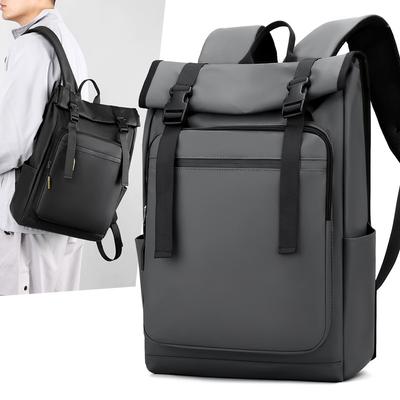 Zaino da uomo per computer, moda, studente, scuola, grande capacità, casual, a doppia spalla, multi-tasca