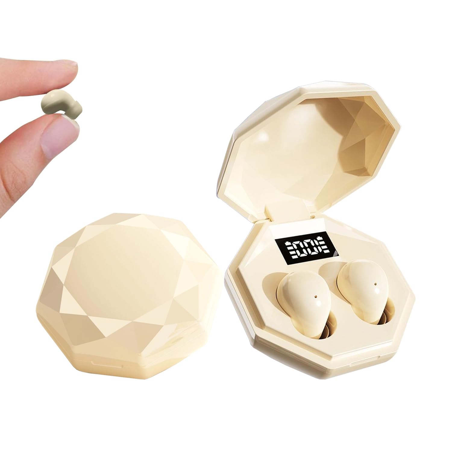 

Sleep Headphones, Painless, Mini Size, Ultra-Small, Wireless Bluetooth Earphones for Sleeping, In-Ear Type-C, Separate Left and Right Headphones,