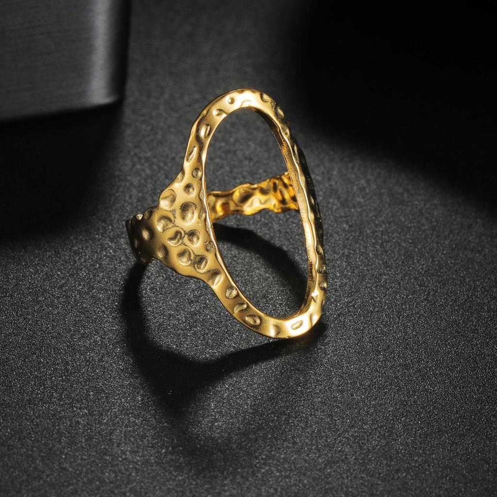 Adjustable Non-Fade Electroplated Couple's Ring