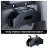 Car Backseat Organizer with Cup Holder Tissue Box Multifunctional Universal Automotive Seat Headrest Hanging Storage Box Hook Car Accessories