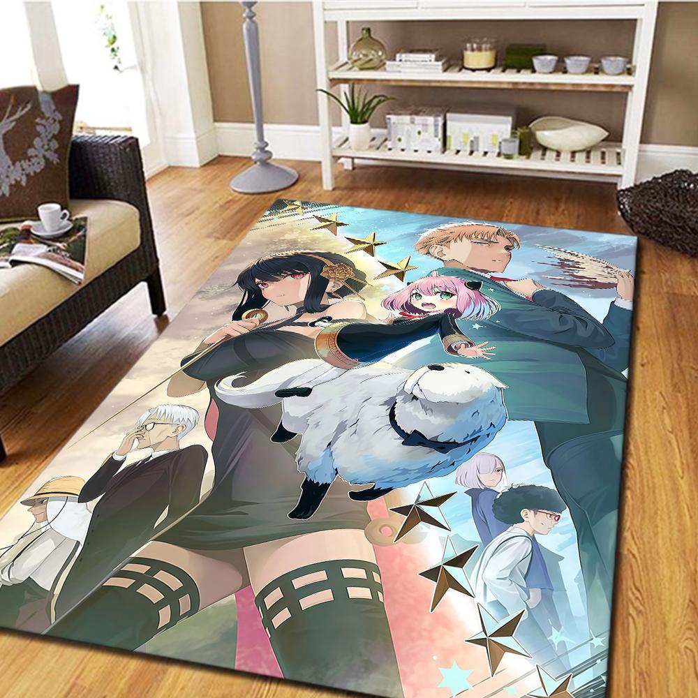 SPY FAMILY Carpet - Living Room Bedroom Use, Home Decor Cool Movie Mat & Play Floor Mat -HE183