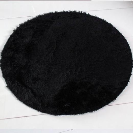 1pc Home Rugs Large Shaggy Rug 100cm Super Soft Round Mat Living Room Bedroom Carpet Multi Color Select For Home Decor