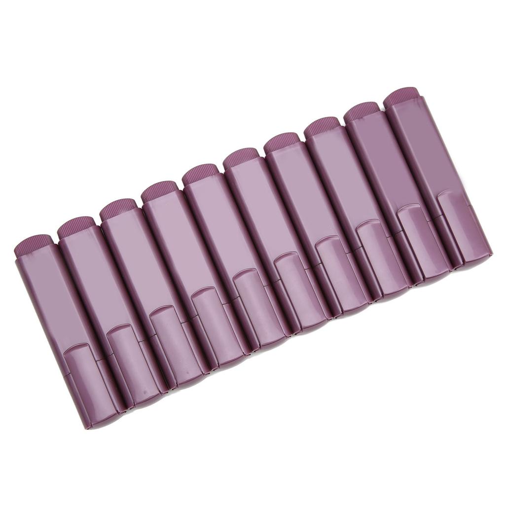 10 Pcs Highlighters Cool Glitter Pastel Metallic Purple Highlighter Unscented Markers for Students