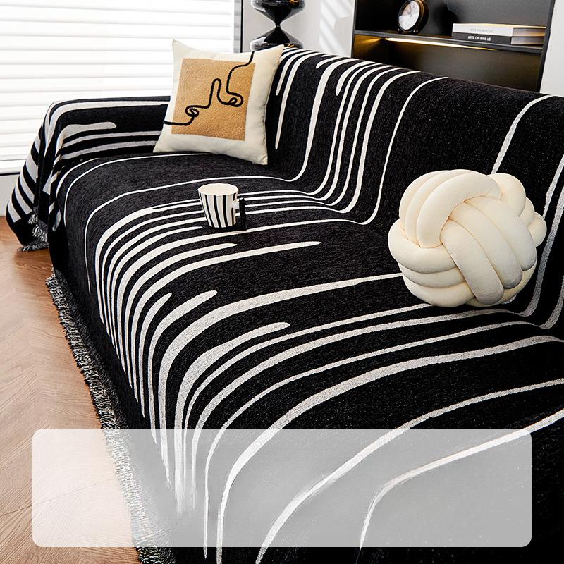 Nordic Instagram Style Serena Sofa Towel Chenille Thickened Anti-Scratching Sofa Cover All-Inclusive Universal Cover Cover Cloth