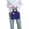 Starry Sky Space Galaxy Sun Moon Insulated Lunch Bag for Women Kids Leakproof Food Boxes Thermal Lunch Box Tote