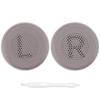 Geekria QuickFit Ear Pads Compatible with JLab Go Lux ANC Wireless Ear Cups Headphones, Pads/Ear (Protein Leather/Mauve)