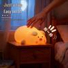 Pink Pig Silicone Night Light - Decorative Bedside & Desktop Lamp